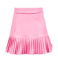 Bubble Gum Mini Pleat Skirt