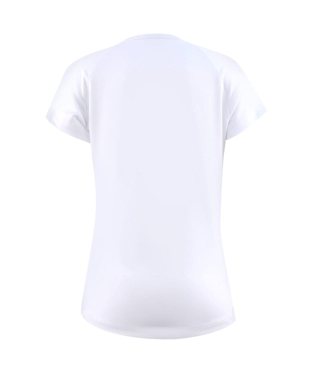 Chamonix White Short Sleeve Top - New! - Little Miss Tennis