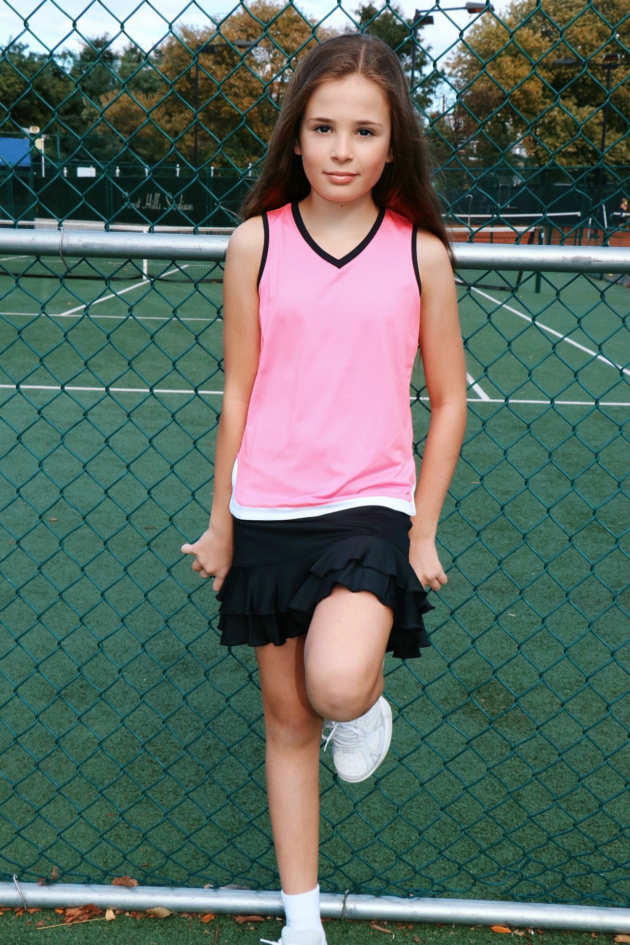 Midnight in Malibu Tank Pink - Little Miss Tennis