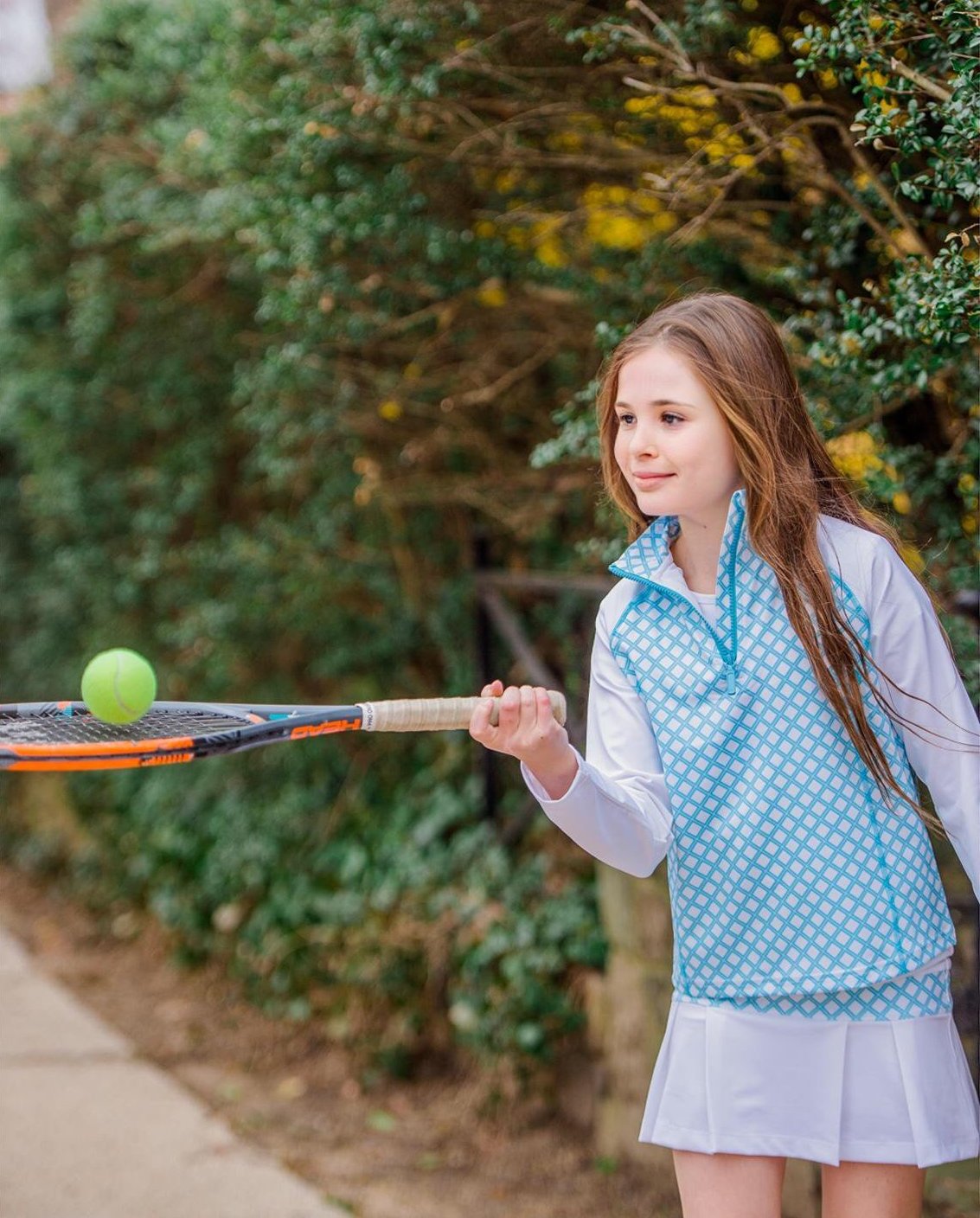 Sunset in Sydney Half-Zip Pullover - Little Miss Tennis