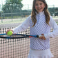 #Pretty in Provence Half-Zip Pullover - Little Miss Tennis