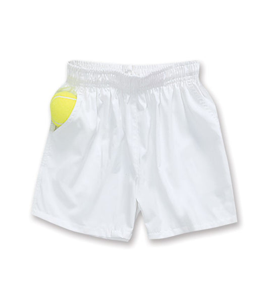 Boys White Shorts - 007 - Little Miss Tennis