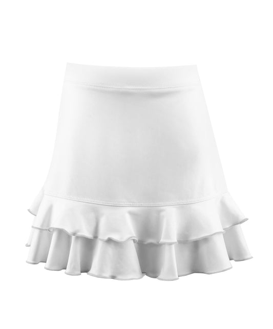 Lilac Lane White Ruffle Skirt