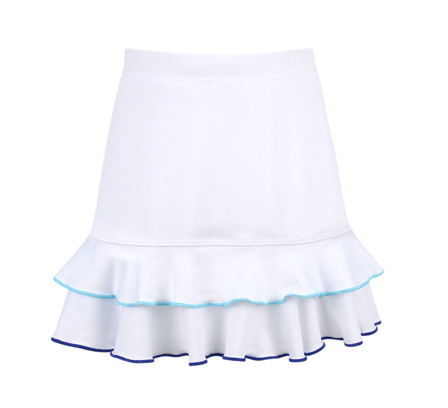 Paisley Sky Ruffle Skirt