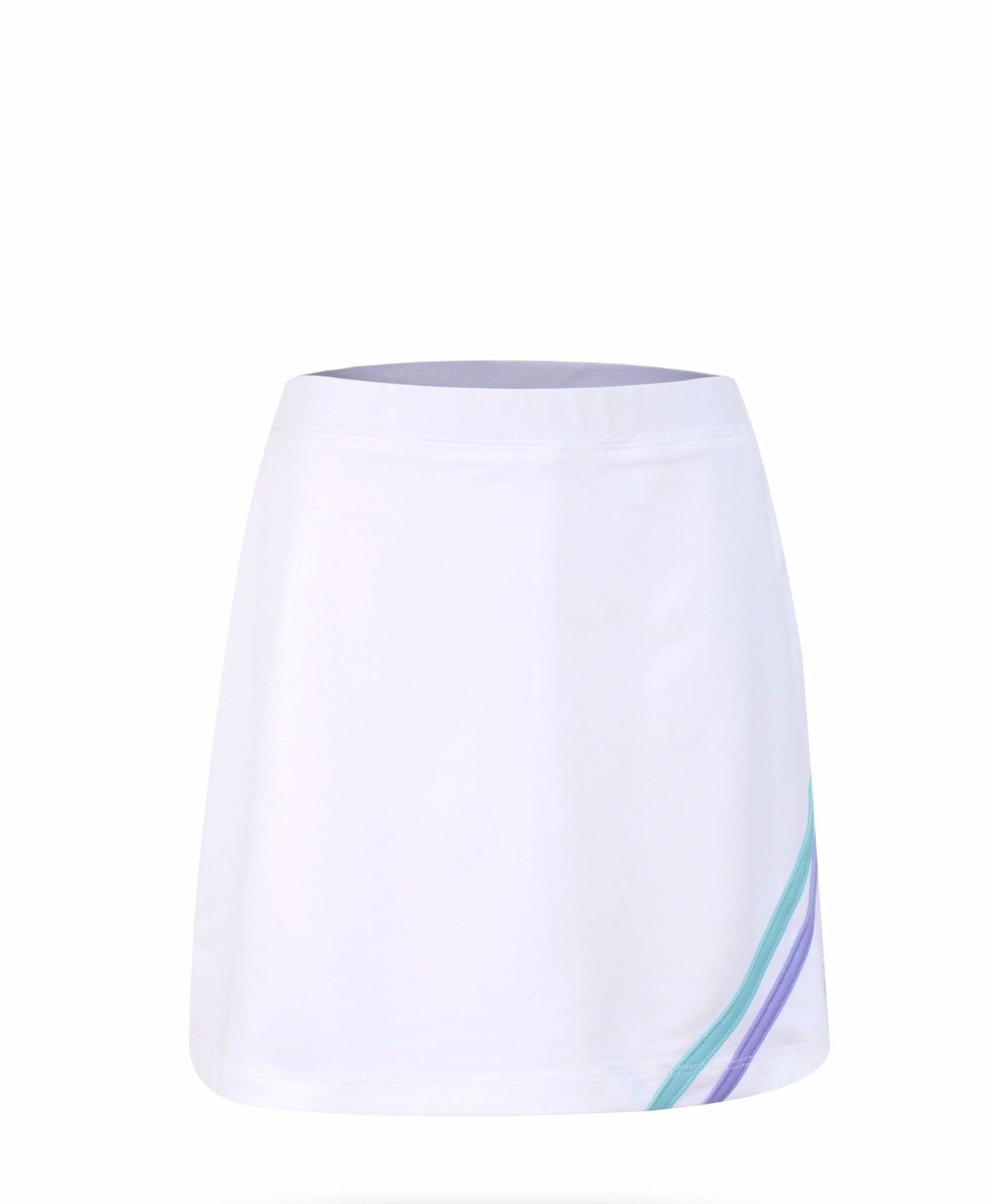 Believe Skirt White Chevron - Little Miss Tennis