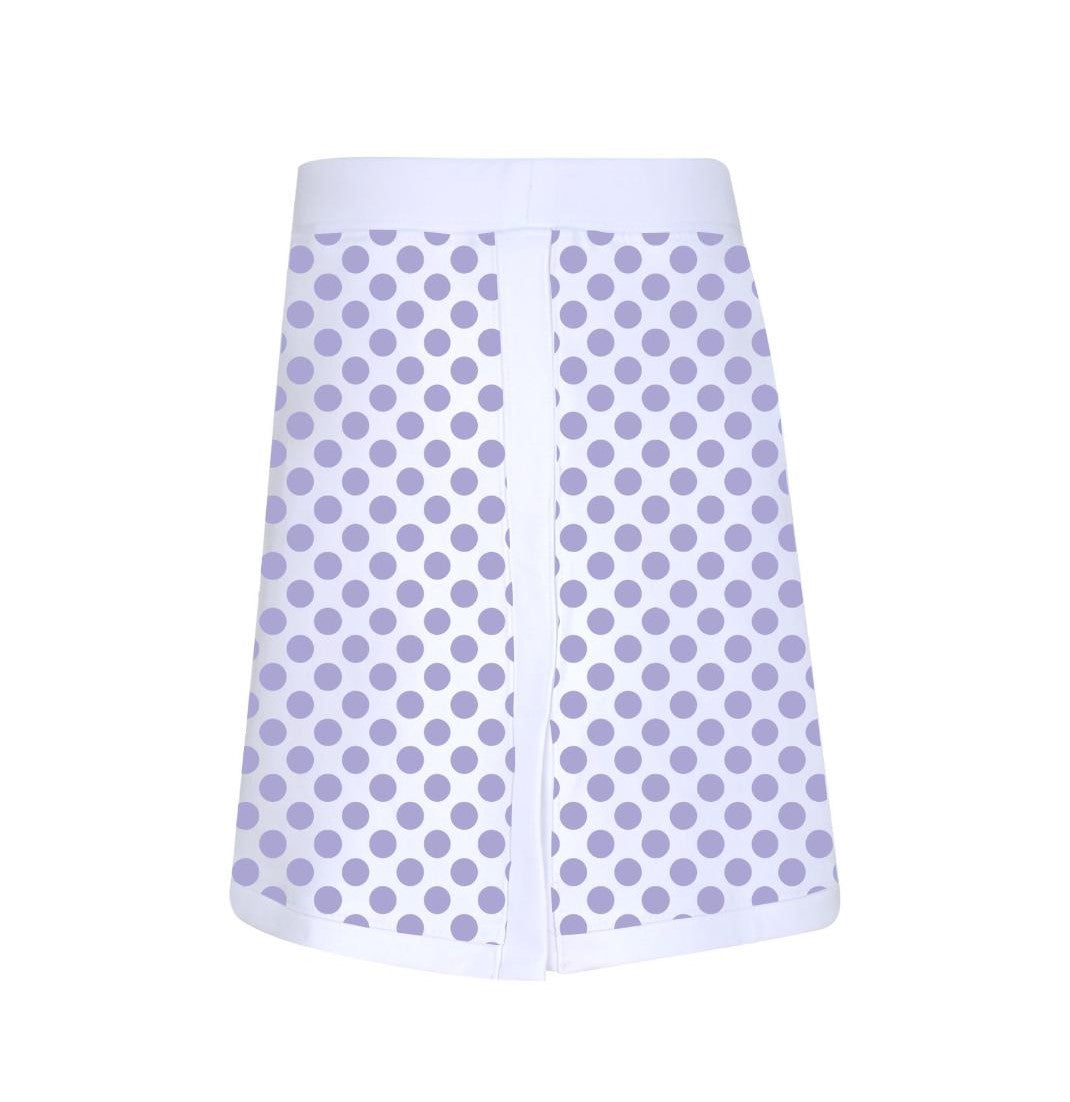 #Pretty in Provence Dot Border Skirt - Little Miss Tennis