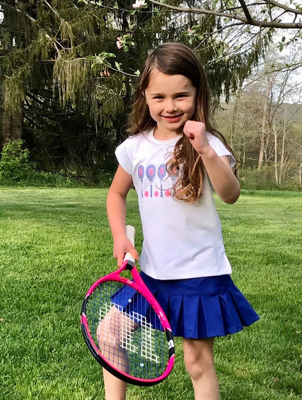 Little girls hot sale tennis skirt