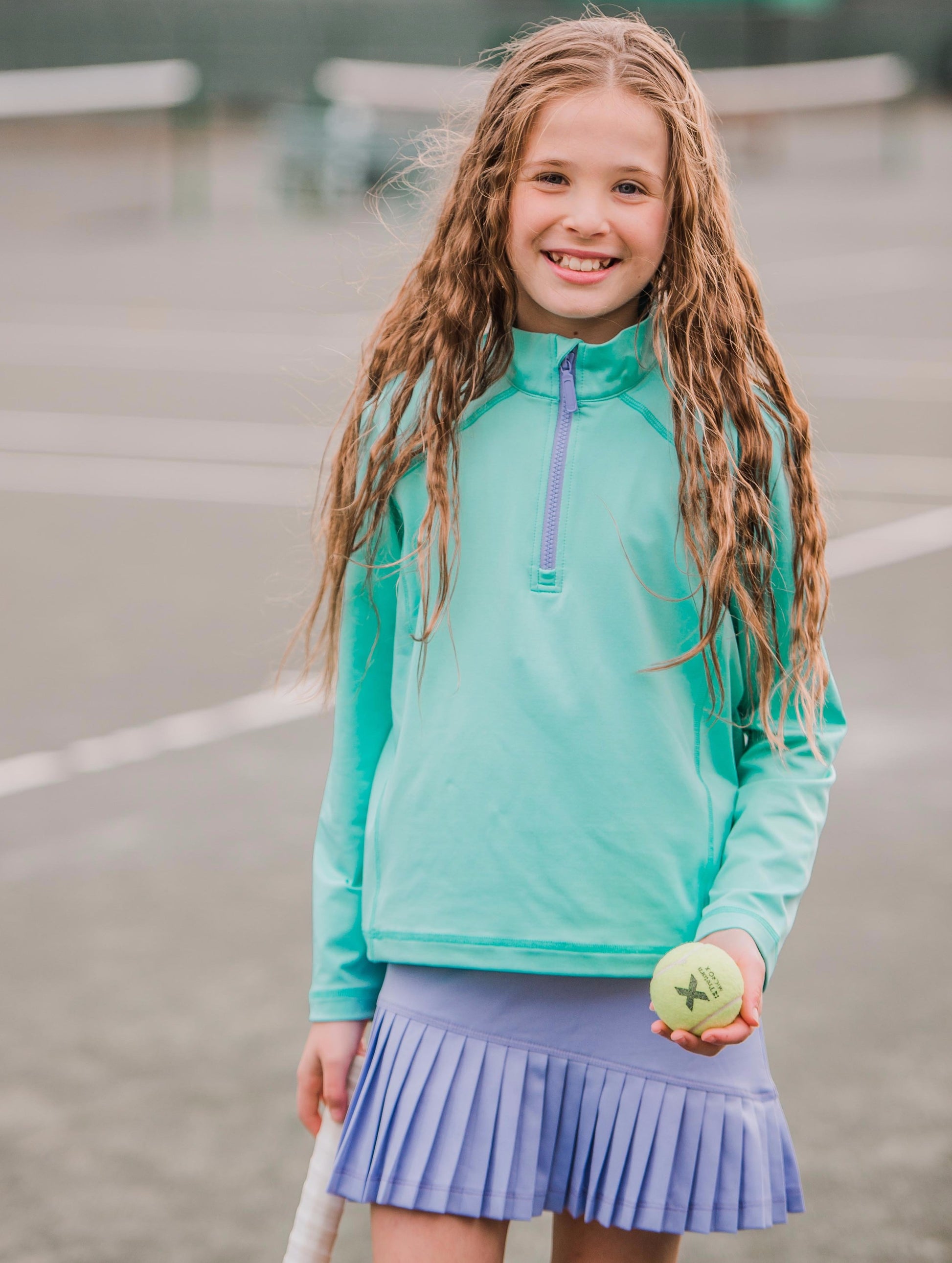 Believe Skirt Teal - Little Miss Tennis